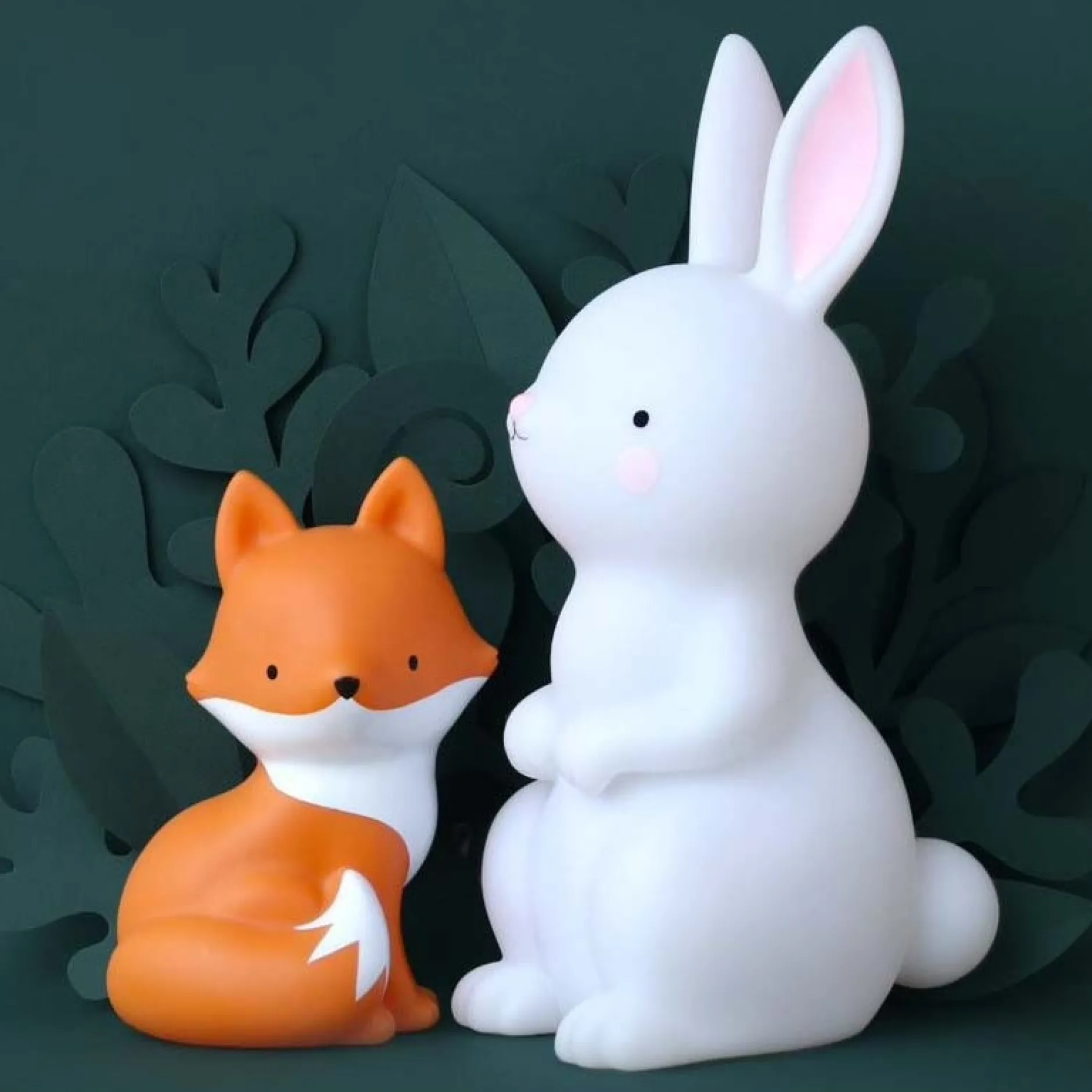 Nachtlampjes*A Little Lovely Company A litlle Lovely Company nachtlampje vos oranje