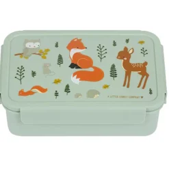 Bakjes & Kommen*A Little Lovely Company bento lunch box Forest friends groen