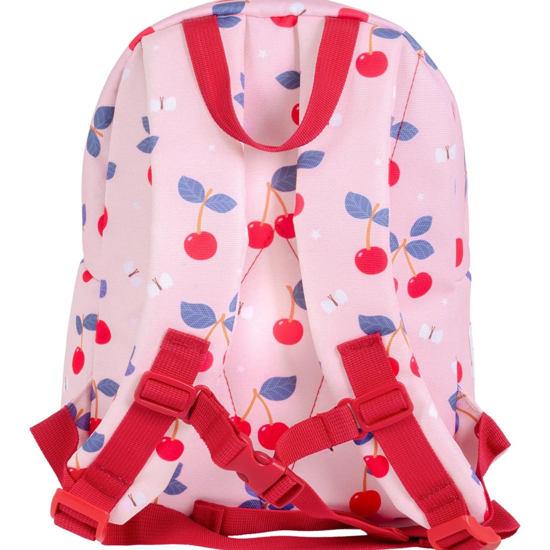 Luiertassen*A Little Lovely Company kinderrugtas cherries Light Pink