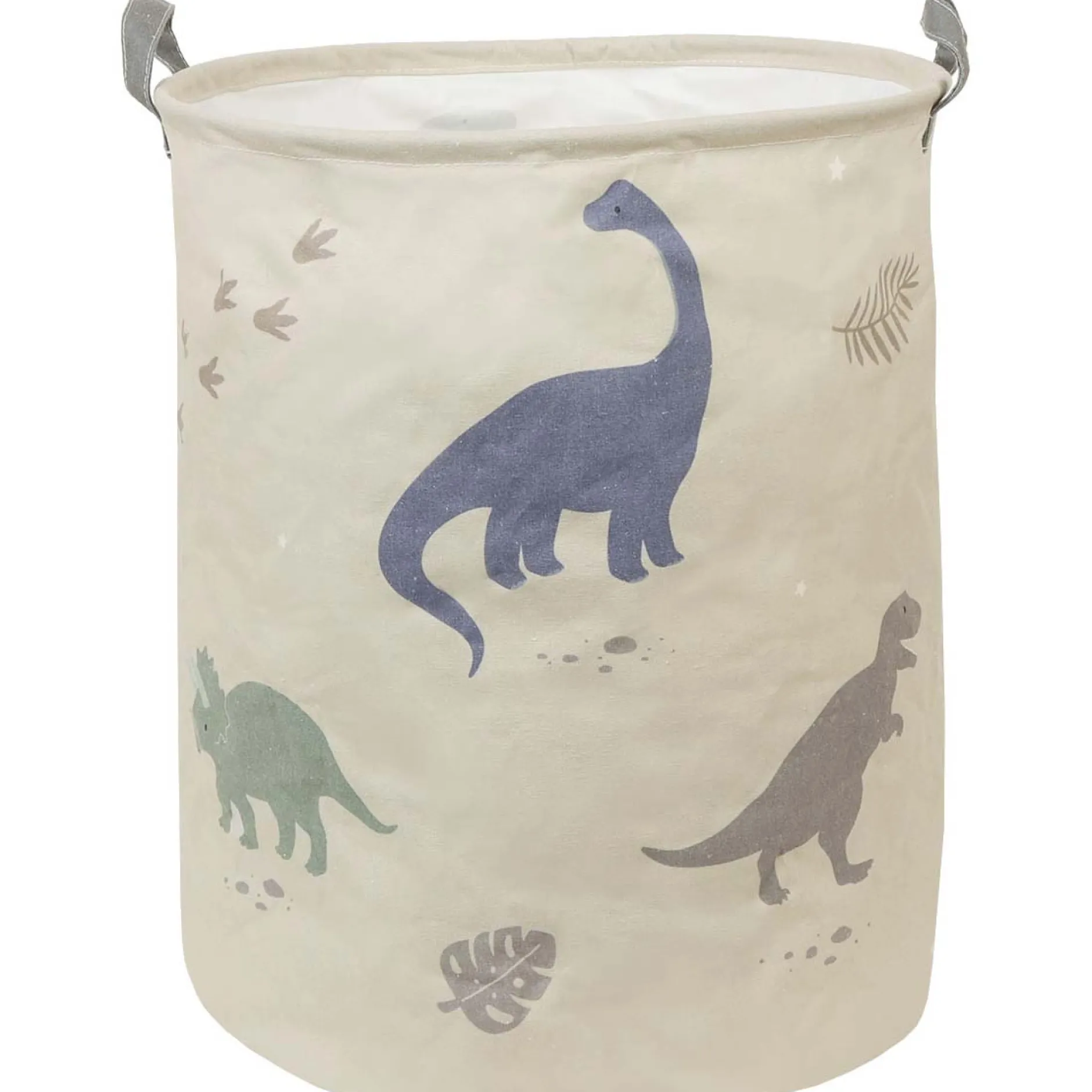 Manden & Dozen*A Little Lovely Company opbergmand dinosaures wit