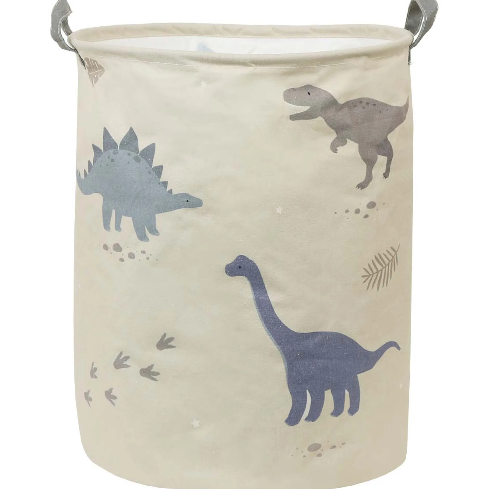 Manden & Dozen*A Little Lovely Company opbergmand dinosaures wit