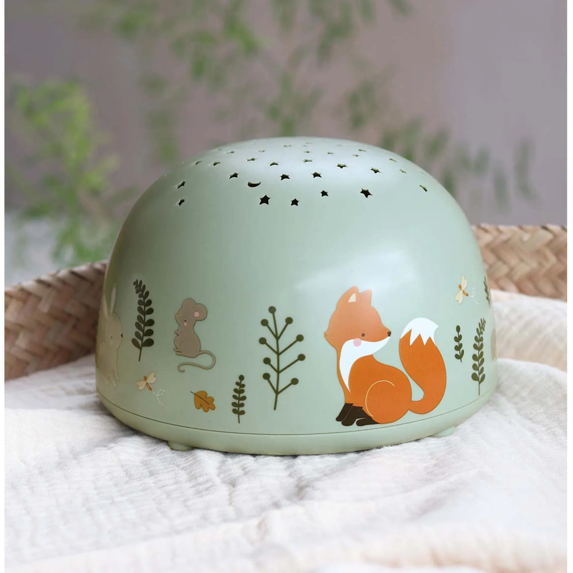 Projectors*A Little Lovely Company projector forest friends groen