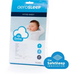 Veilig Slapen|Hoeslakens*Aerosleep hoeslaken 70x140cm White