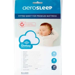 Veilig Slapen|Toppers*Aerosleep premium hoeslaken 60x120 White