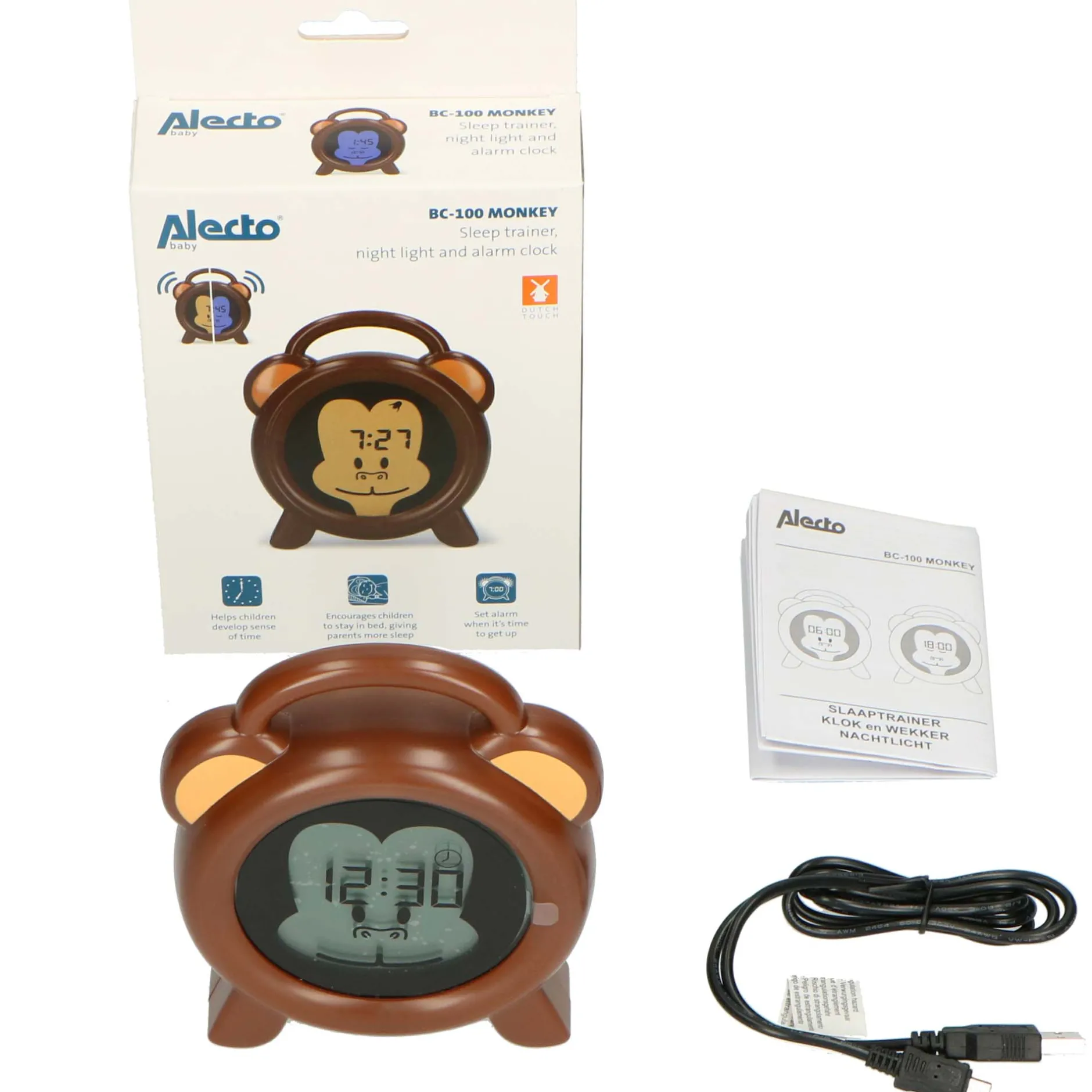 Slaaptrainers*Alecto slaaptrainer Aap bruin