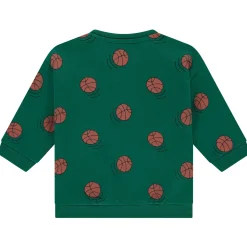 Truien & Vesten|Truien & Sweaters*Babyface baby sweater lange mouwen all over print groen Bottle Green