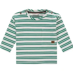 Shirts & Blouses|Shirts & Blouses*Babyface baby t-shirt lange mouwen strepen groen Bottle Green