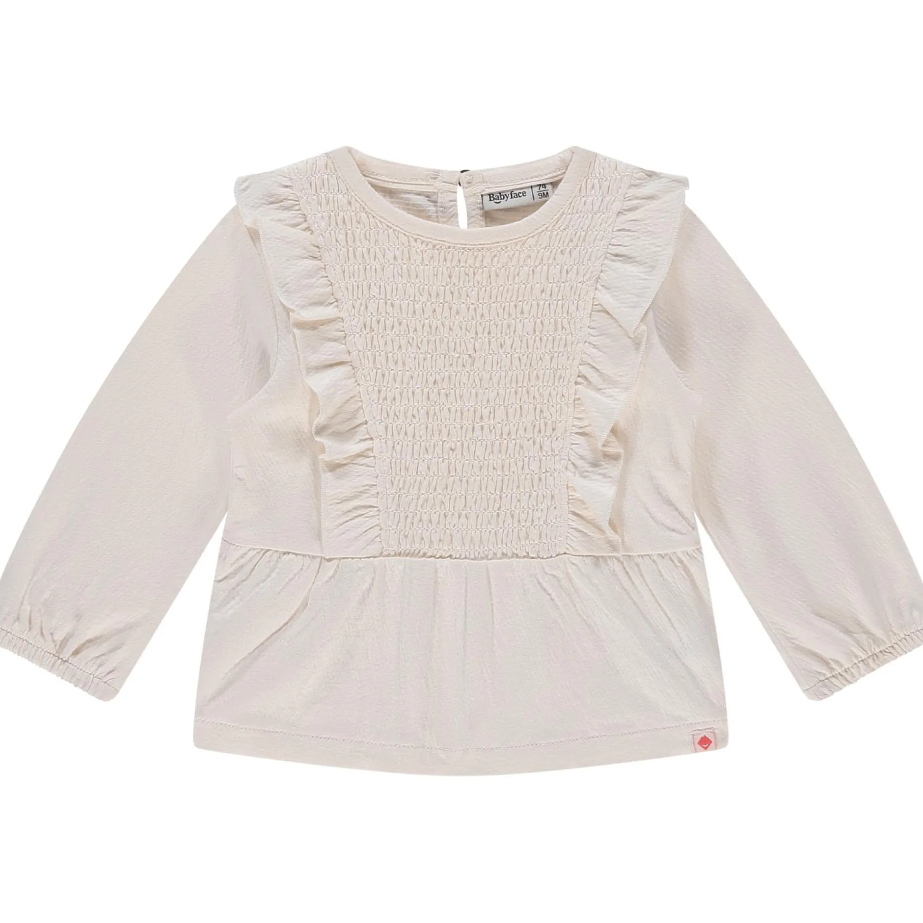 Shirts & Blouses|Shirts & Blouses*Babyface blouse lange mouwen effen wit Off-White