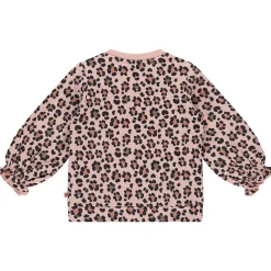Truien & Vesten|Shirts & Blouses*Babyface sweater lange mouwen panterprint multi Light Pink