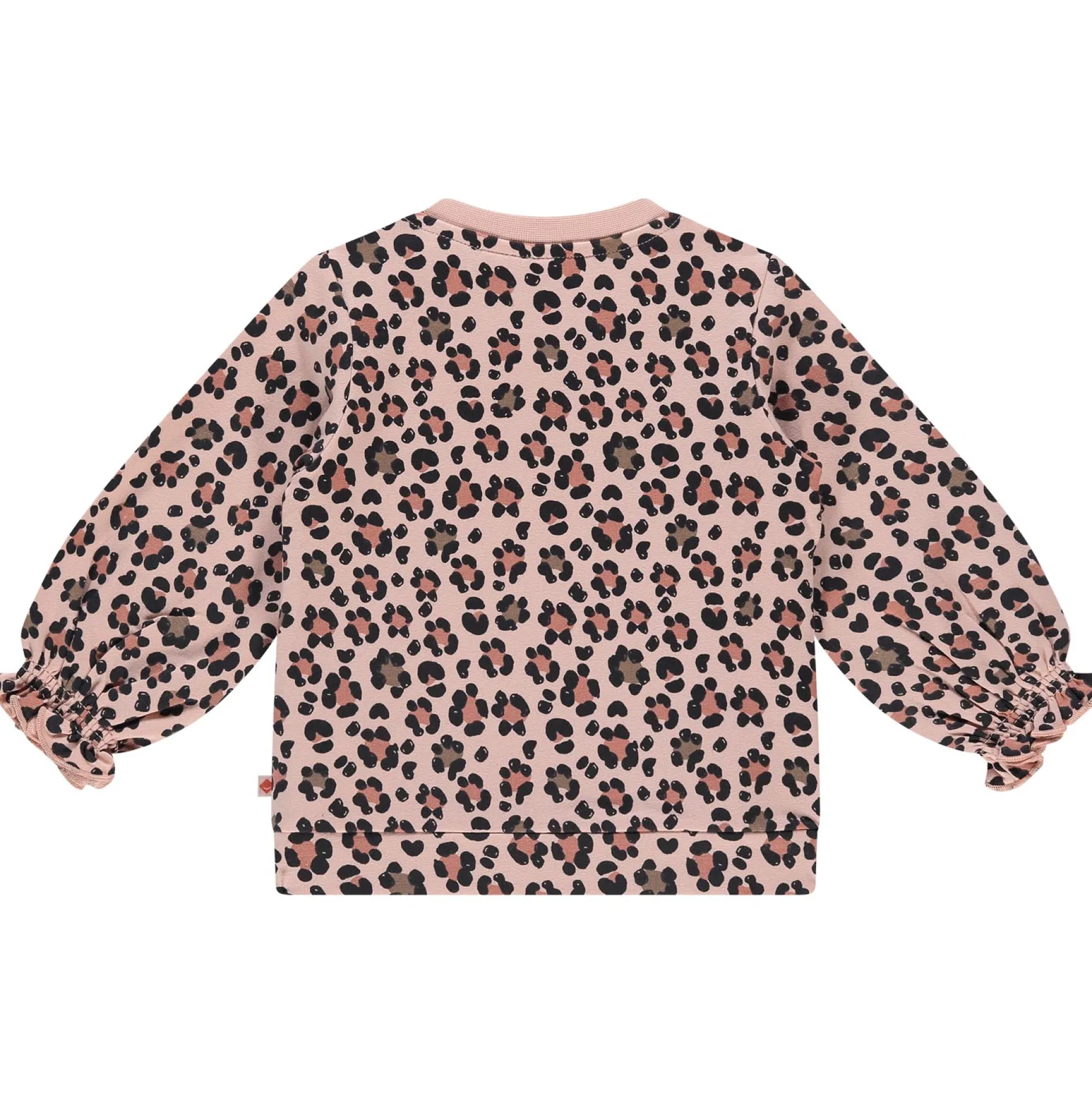Truien & Vesten|Shirts & Blouses*Babyface sweater lange mouwen panterprint multi Light Pink