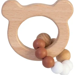Feestartikelen|Kraamcadeaus*BamBam houten bijtring beer naturel