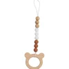 Feestartikelen|Kraamcadeaus*BamBam houten speenkoord beer Onbehandeld/Naturel