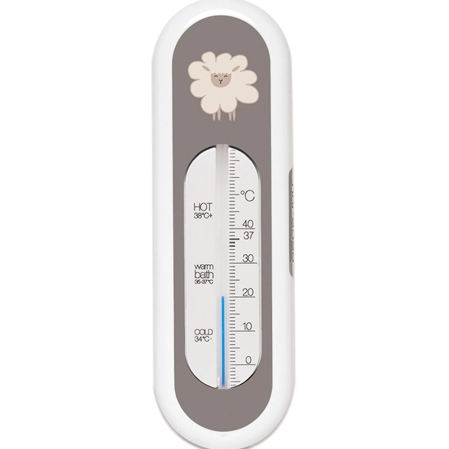 Overige Accessoires*Bebe-Jou badthermometer Farm Friends taupe