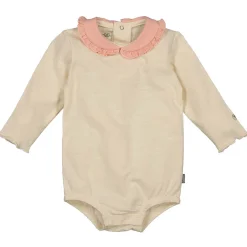Shirts & Blouses|Shirts & Blouses*Bess baby body lange mouwen effen beige Off-White