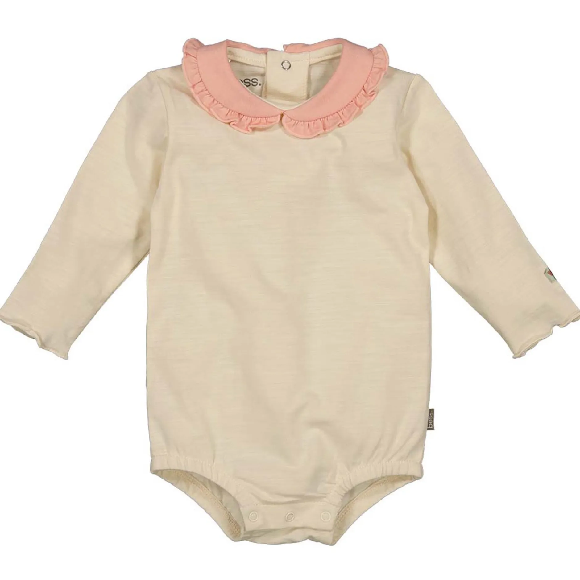 Shirts & Blouses|Shirts & Blouses*Bess baby body lange mouwen effen beige Off-White