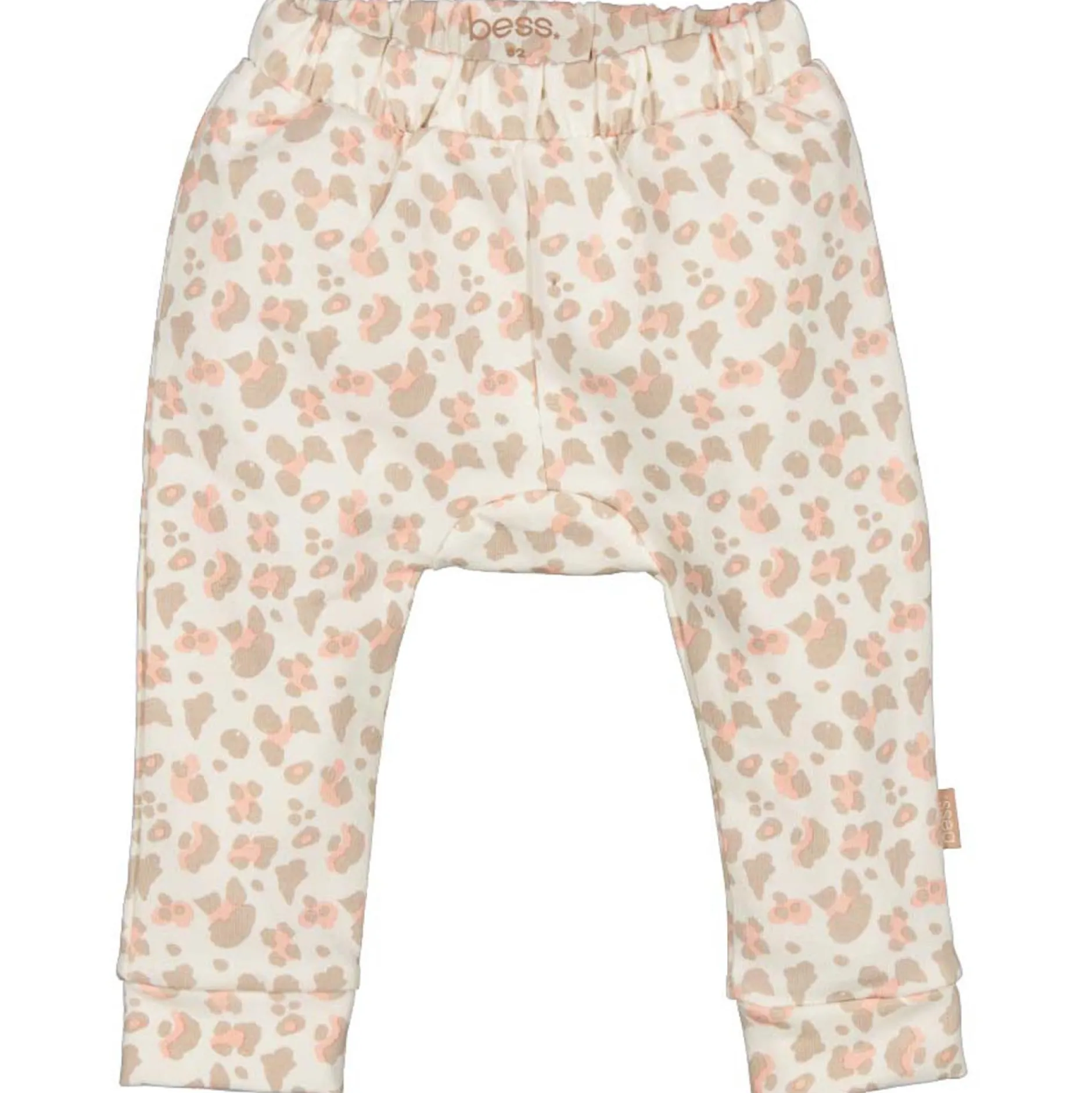 Broeken & Leggings|Broeken*Bess baby broek dierenprint beige Light Brown Melange