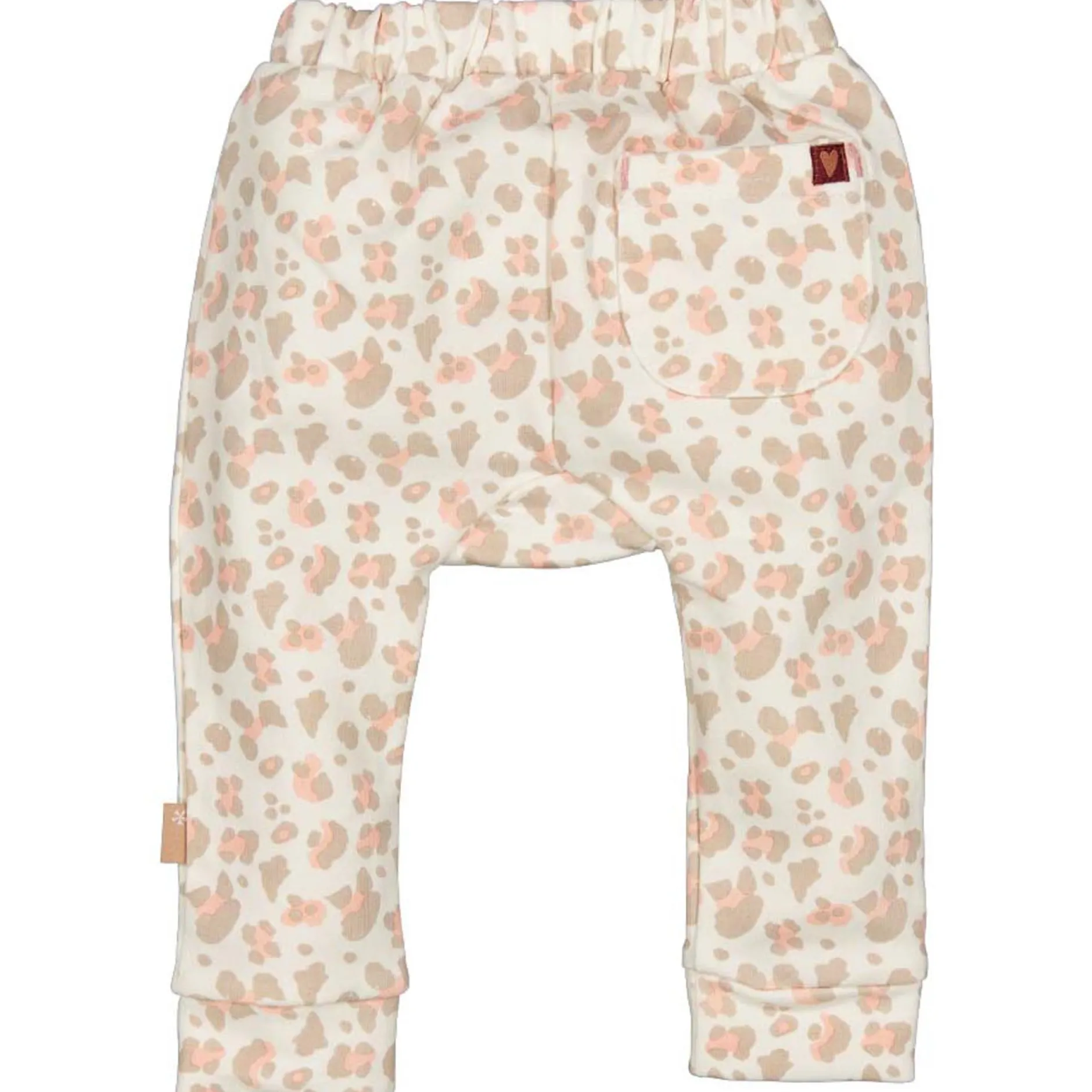 Broeken & Leggings|Broeken*Bess baby broek dierenprint beige Light Brown Melange