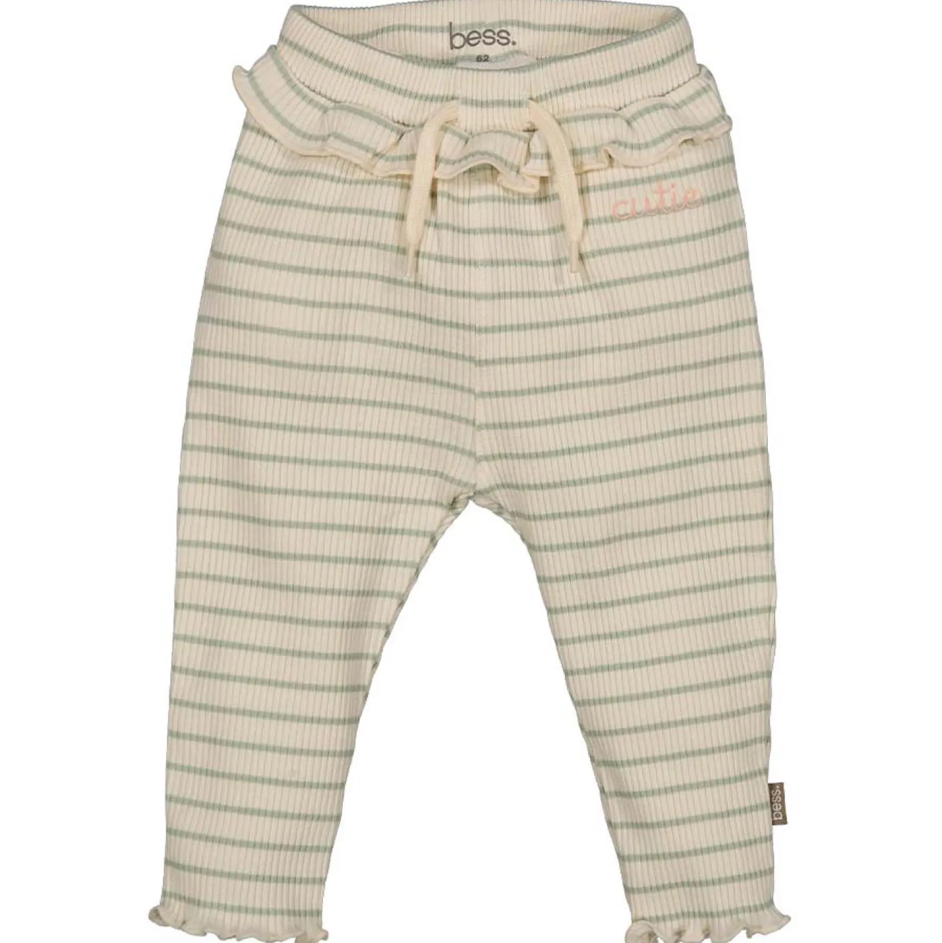 Broeken & Leggings|Leggings*Bess baby legging strepen beige Off-White
