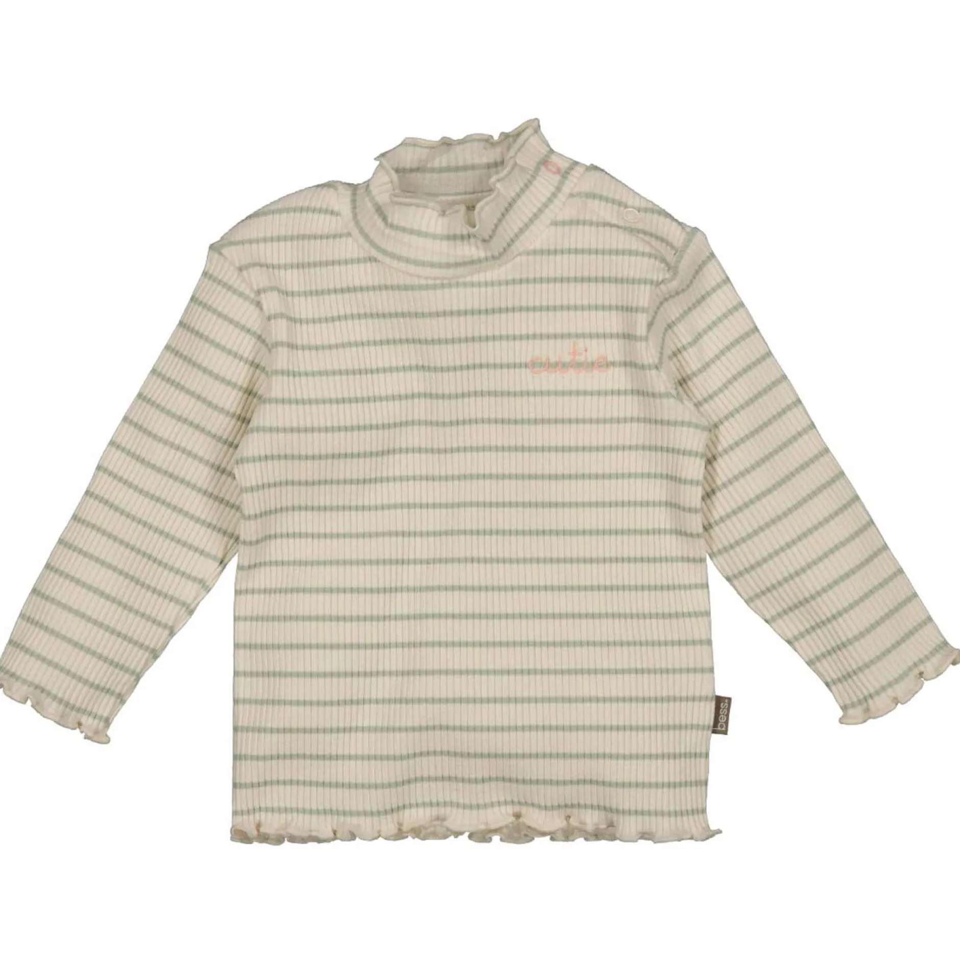 Shirts & Blouses|Shirts & Blouses*Bess baby shirt lange mouwen strepen groen Mintgreen