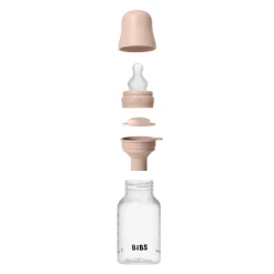 Flesjes*Bibs babyfles met siliconen speen - slow flow 150ml transparant