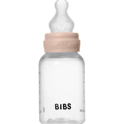 Flesjes*Bibs babyfles met siliconen speen - slow flow 150ml transparant