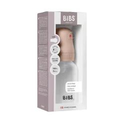Flesjes*Bibs babyfles met siliconen speen - slow flow 150ml transparant