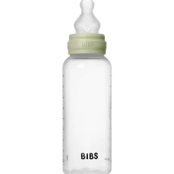 Flesjes*Bibs babyfles met siliconen speen - medium flow 270ml transparant