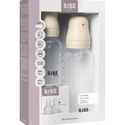 Startersets*Bibs babyflessen set Grow & Flow - 150ml en 270ml transparant