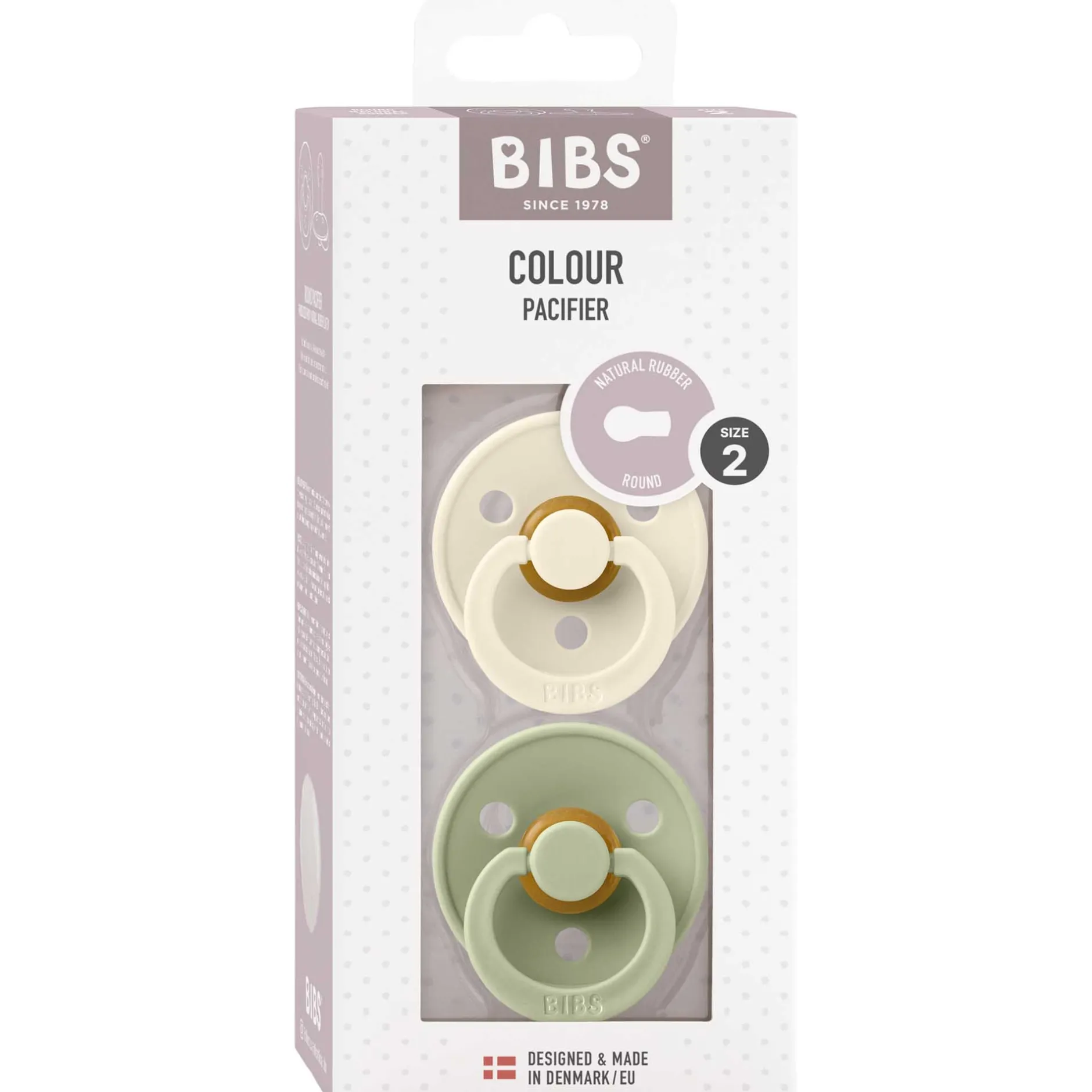 Fopspenen|Fopspenen & Accessoires*Bibs fopspeen Size 2 Sage/Ivory