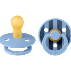 Fopspenen|Fopspenen & Accessoires*Bibs fopspeen Studio Round Size 1 - 2 stuks Midblue