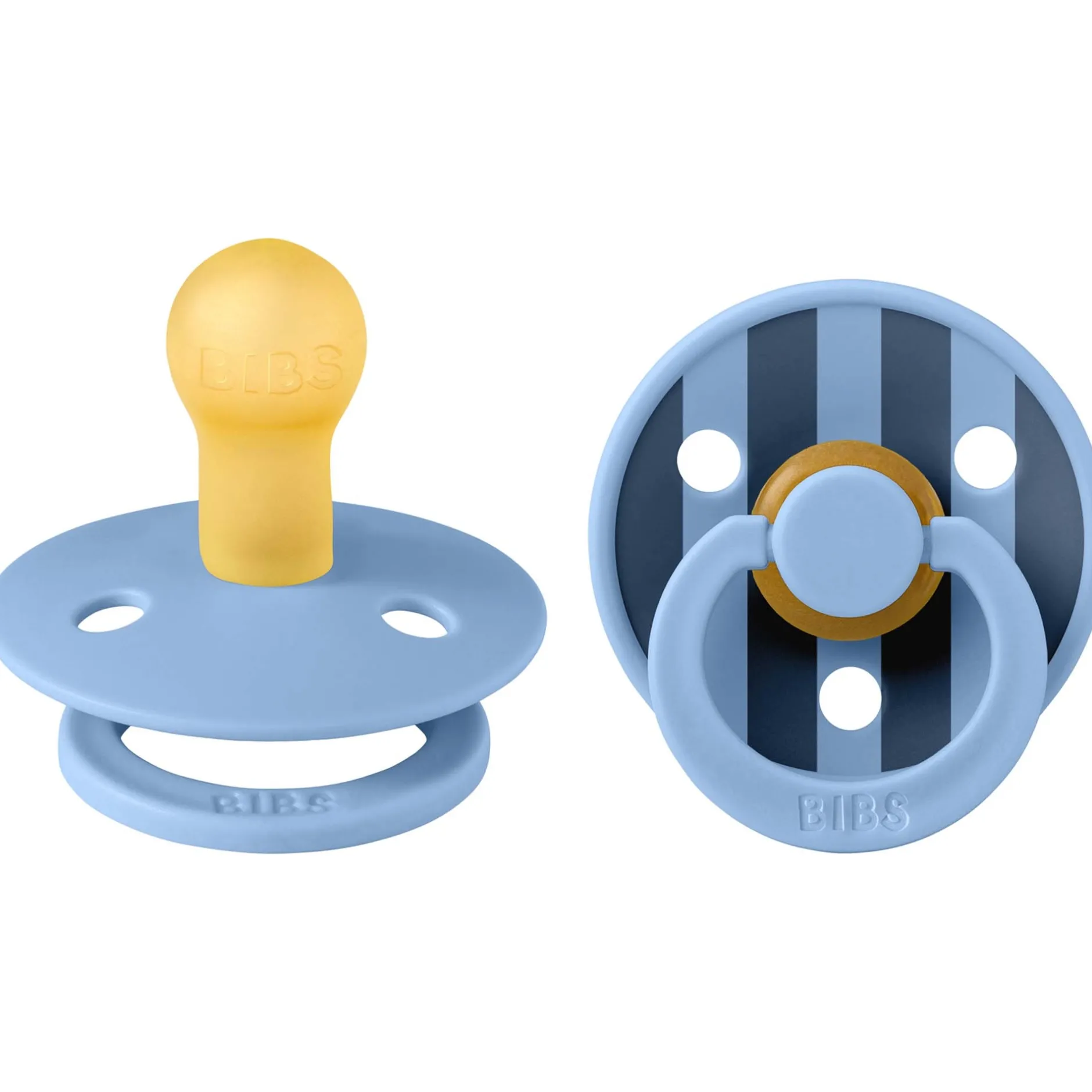Fopspenen|Fopspenen & Accessoires*Bibs fopspeen Studio Round Size 1 - 2 stuks Midblue
