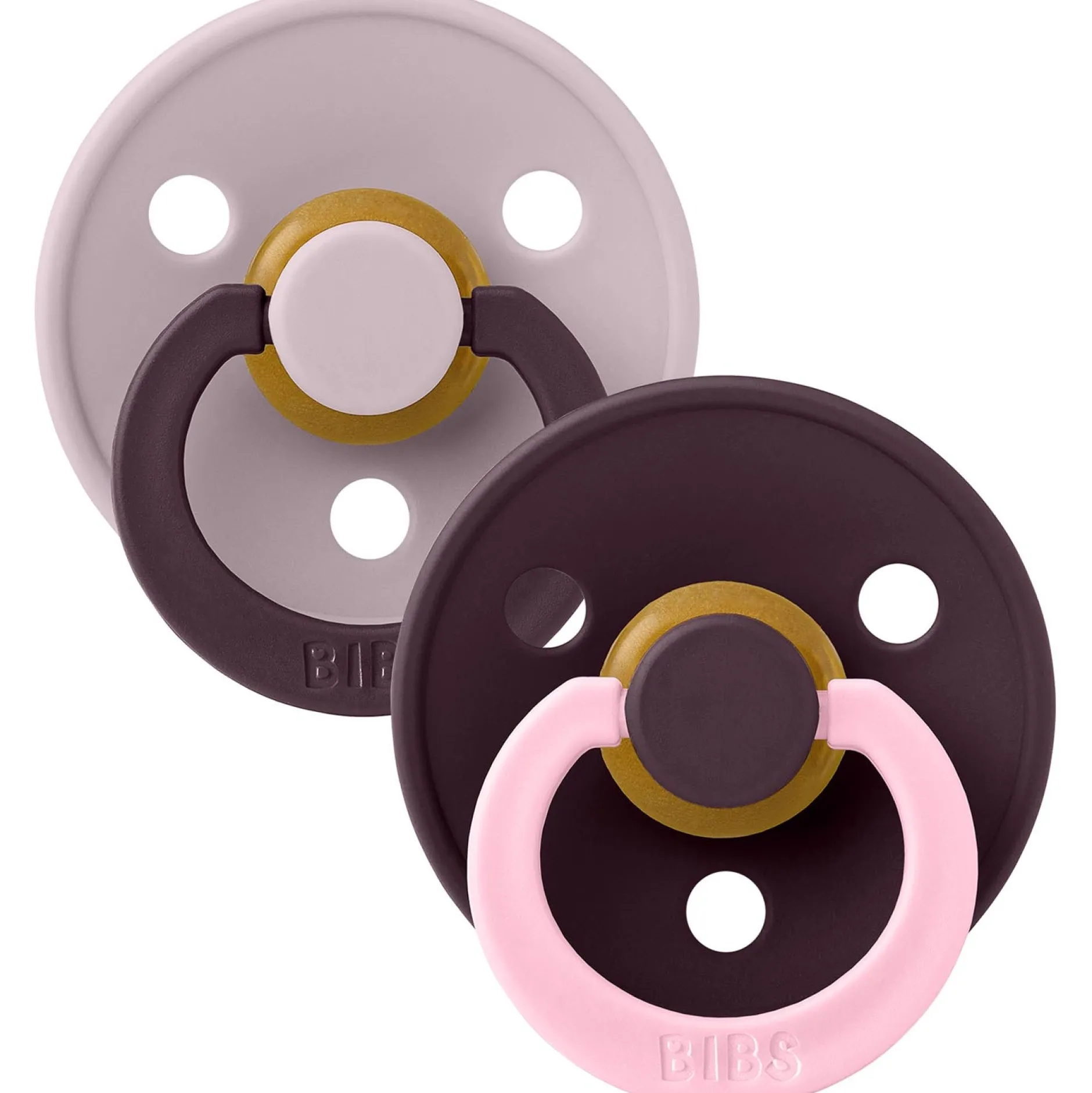 Fopspenen|Fopspenen & Accessoires*Bibs fopspeen Studio Round Size 1 - 2 stuks Purple