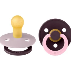 Fopspenen|Fopspenen & Accessoires*Bibs fopspeen Studio Round Size 1 - 2 stuks Purple