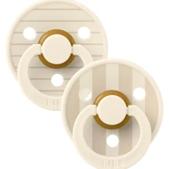Fopspenen|Fopspenen & Accessoires*Bibs fopspeen Studio Round Size 1 - 2 stuks Beigebrown