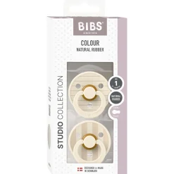 Fopspenen|Fopspenen & Accessoires*Bibs fopspeen Studio Round Size 1 - 2 stuks Beigebrown
