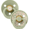 Fopspenen|Fopspenen & Accessoires*Bibs fopspeen Studio Round size 2 - 2 stuks Midgreen