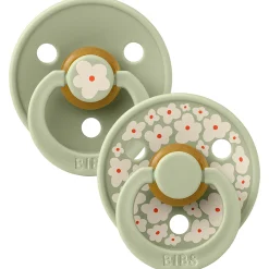 Fopspenen|Fopspenen & Accessoires*Bibs fopspeen Studio Round size 2 - 2 stuks Midgreen