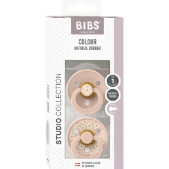 Fopspenen|Fopspenen & Accessoires*Bibs fopspeen Studio Round Size 1 - 2 stuks Blossom Pink