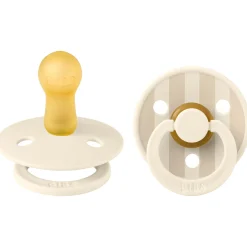 Fopspenen|Fopspenen & Accessoires*Bibs fopspeen Studio Round size 2 - 2 stuks Beigebrown