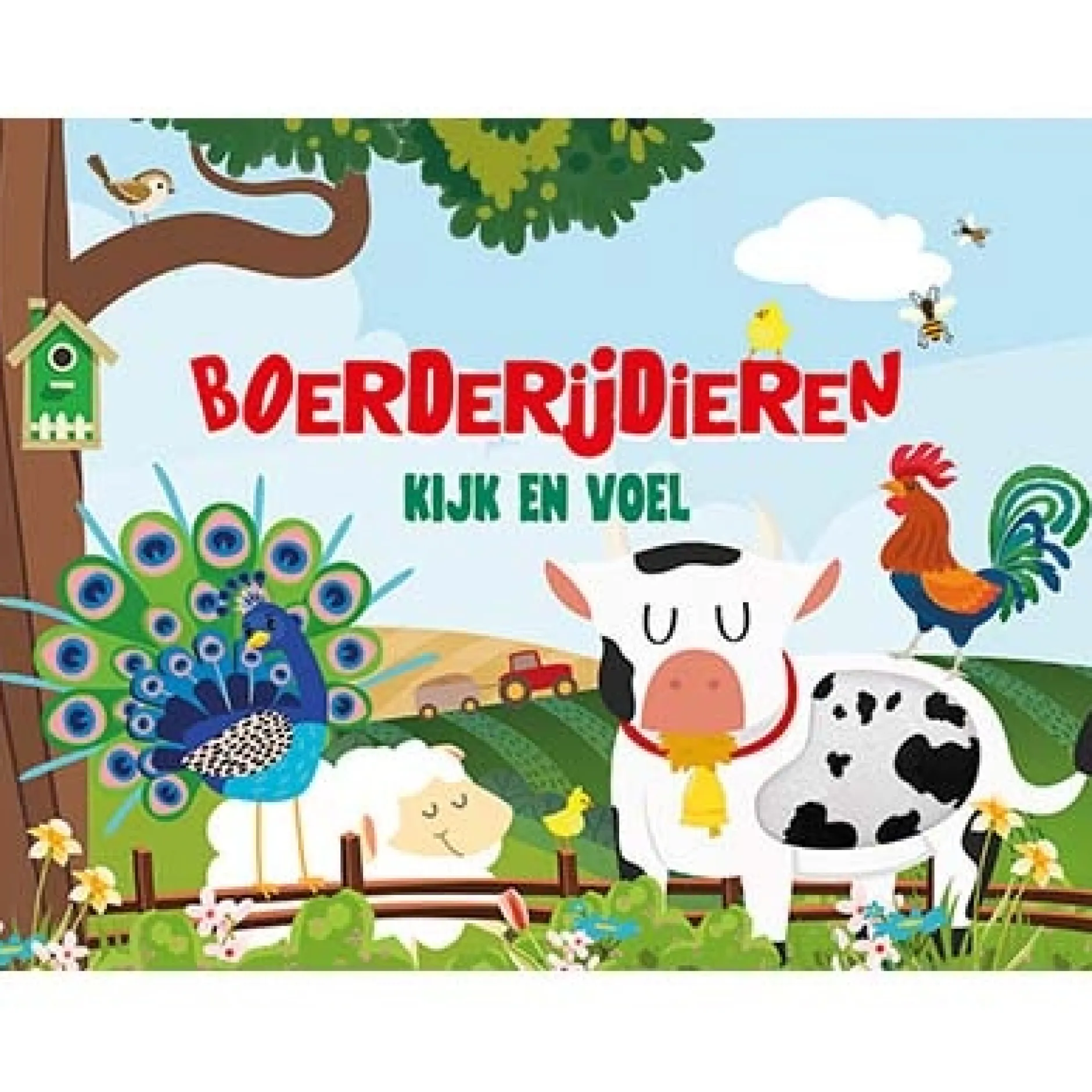Kinderboeken*Boeken Boerderijdieren kijk en voel Multi