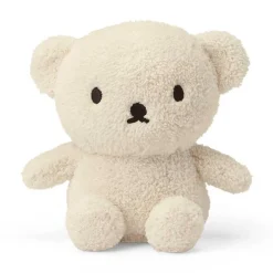 Knuffels*Nijntje Bon Ton Toys Boris Beer knuffel terry 17cm Off-White