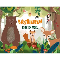 Kinderboeken*Boeken Bosdieren kijk en voel Multi