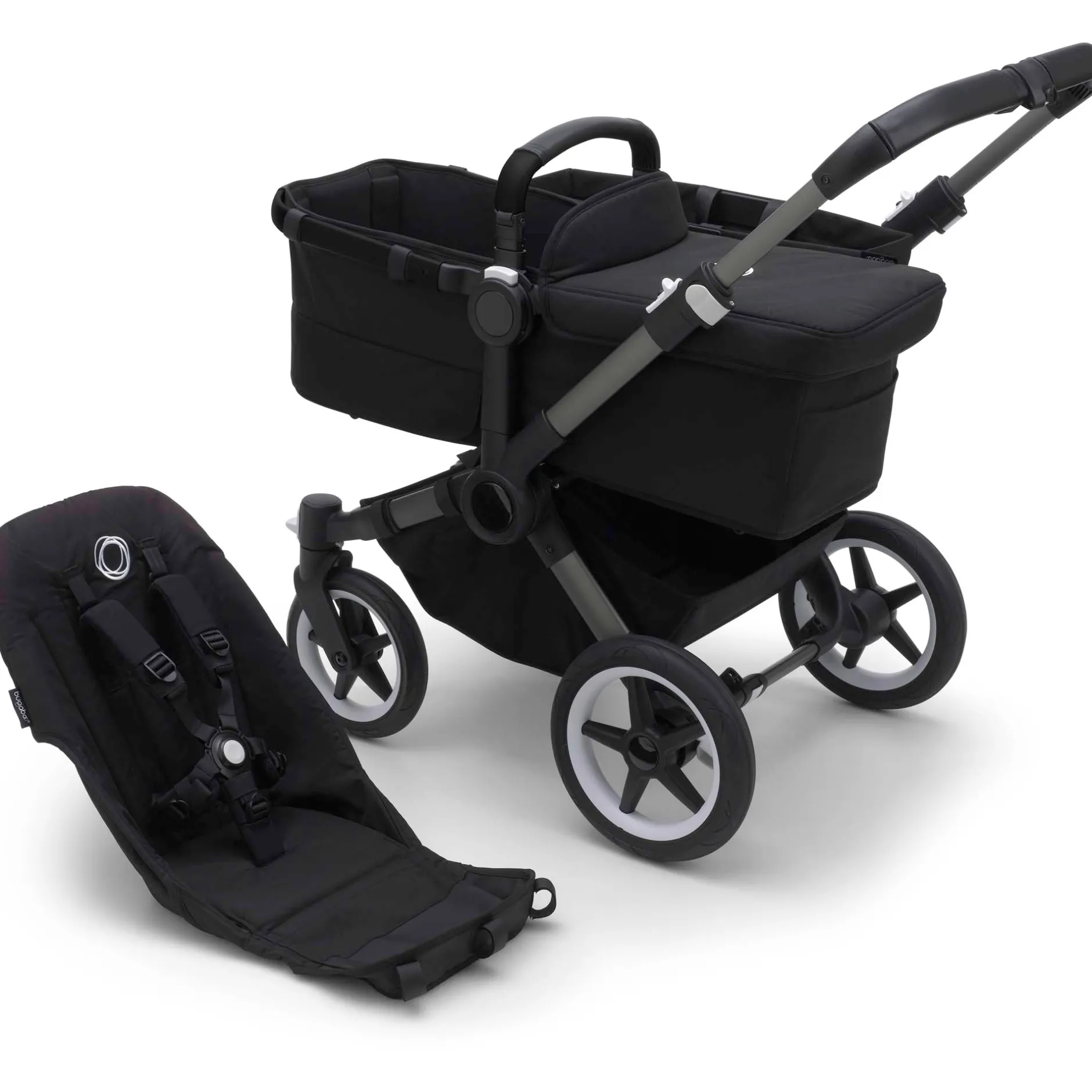Frames Met Zit|Frames*Bugaboo Donkey5 Base Graphite Midnight Black