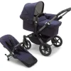Kinderwagens*Bugaboo Donkey5 Classic Mono compleet Graphite Dark Navy