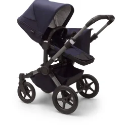 Kinderwagens*Bugaboo Donkey5 Classic Mono compleet Graphite Dark Navy