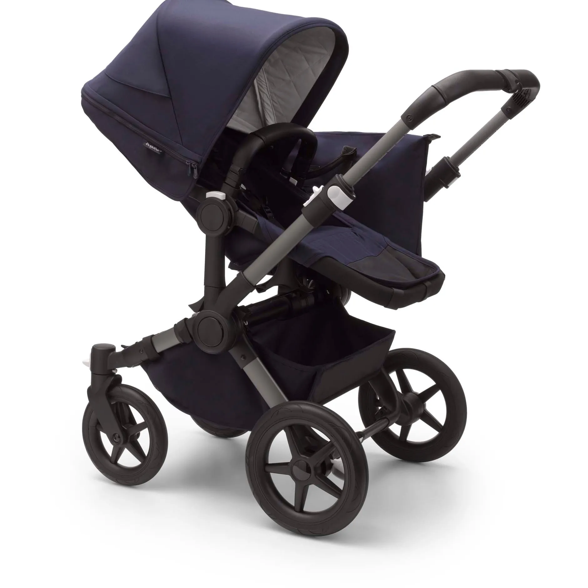 Kinderwagens*Bugaboo Donkey5 Classic Mono compleet Graphite Dark Navy