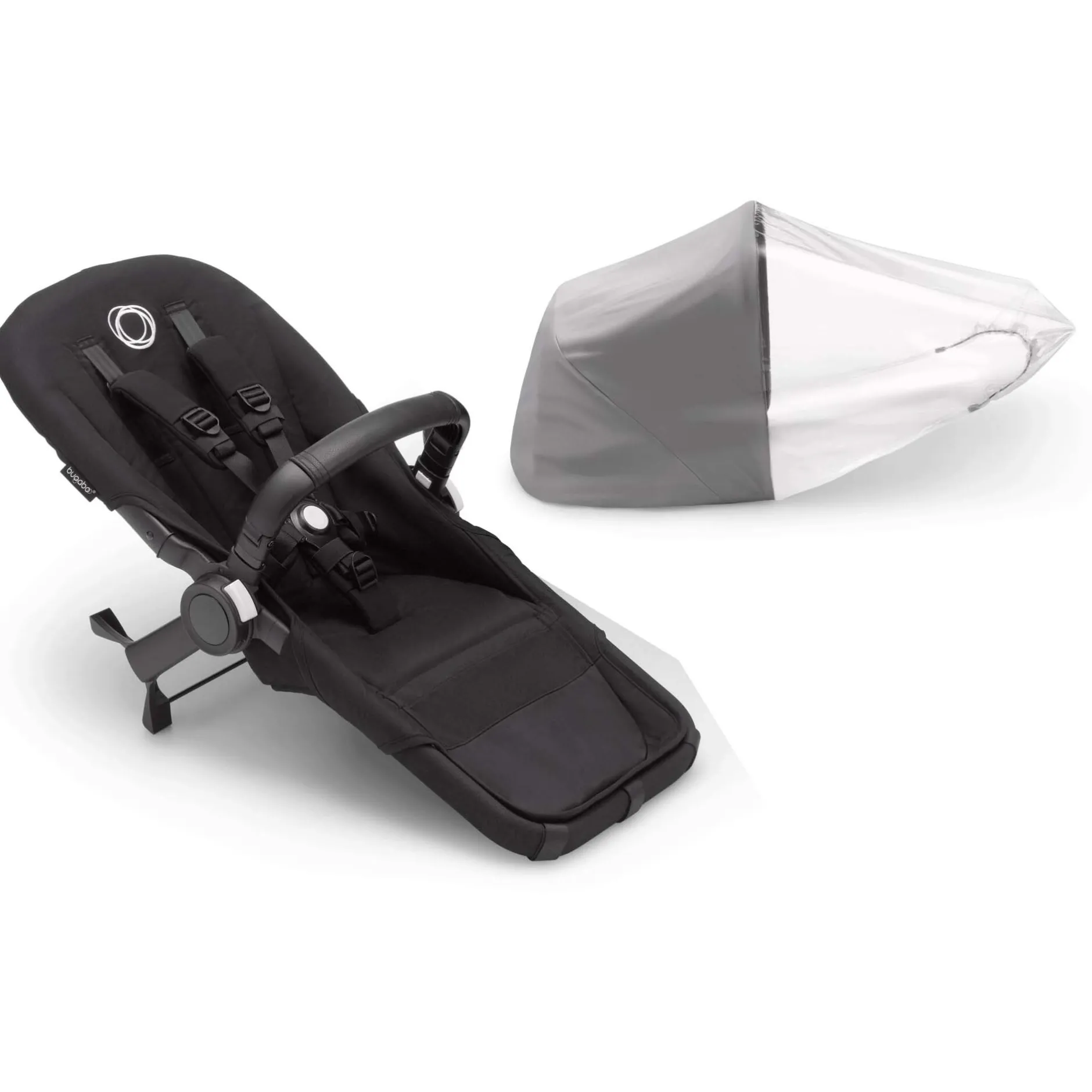 Uitbreidingssets|Duo Kinderwagens*Bugaboo Donkey5 duo uitbreidingsset Midnight Black