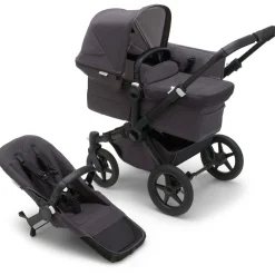 Kinderwagens*Bugaboo Donkey5 Mineral Mono compleet Black Washed Black