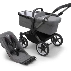 Kinderwagens*Bugaboo Donkey5 Mono compleet Graphite Grey Melange