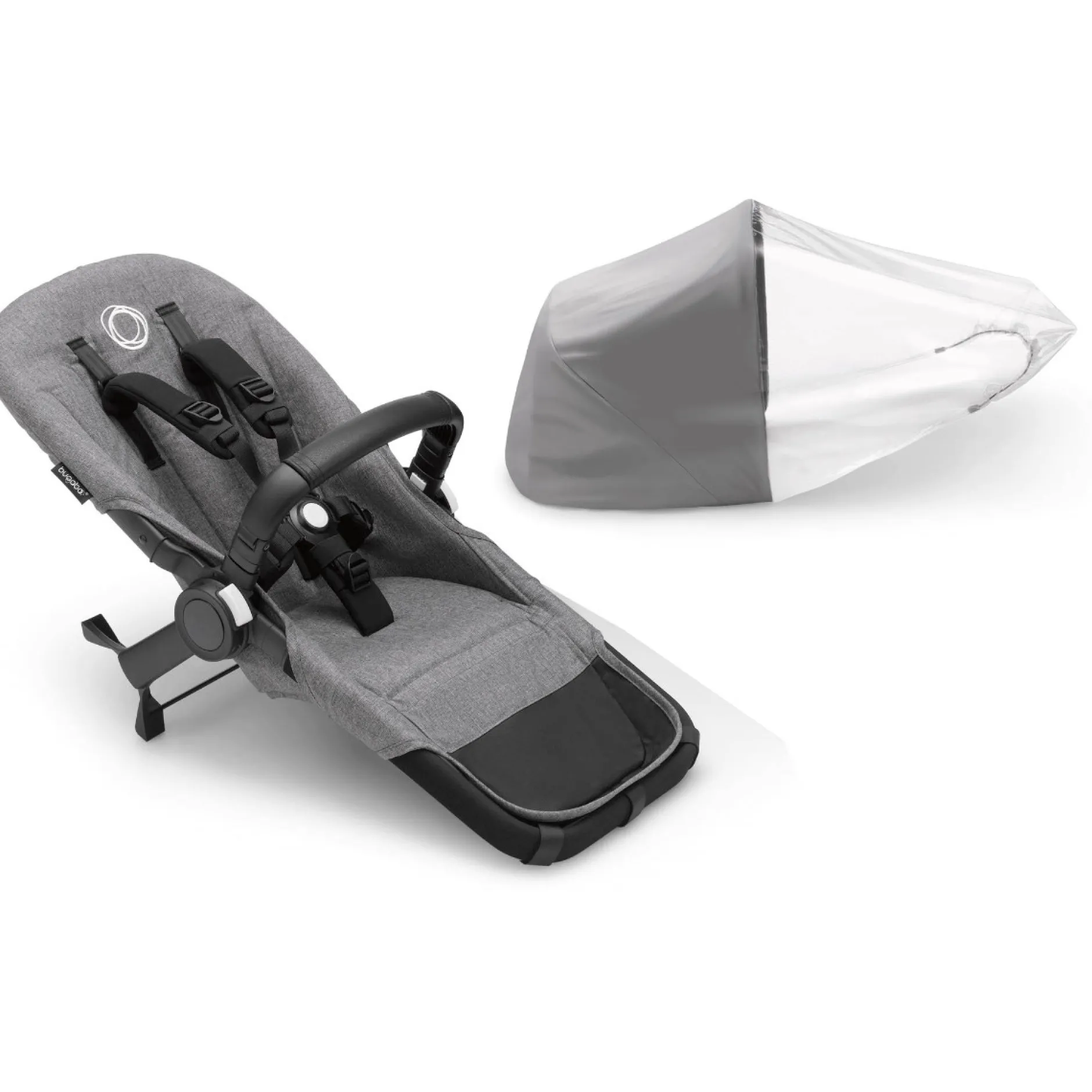 Kinderwagens*Bugaboo Donkey5 Mono compleet Graphite Grey Melange